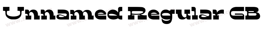 Unnamed Regular GBpc字体转换